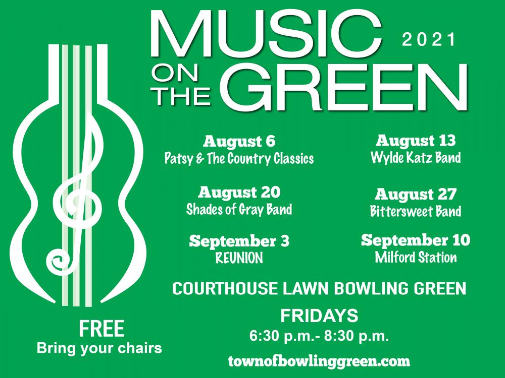 Music on the Green Bowling Green Virginia